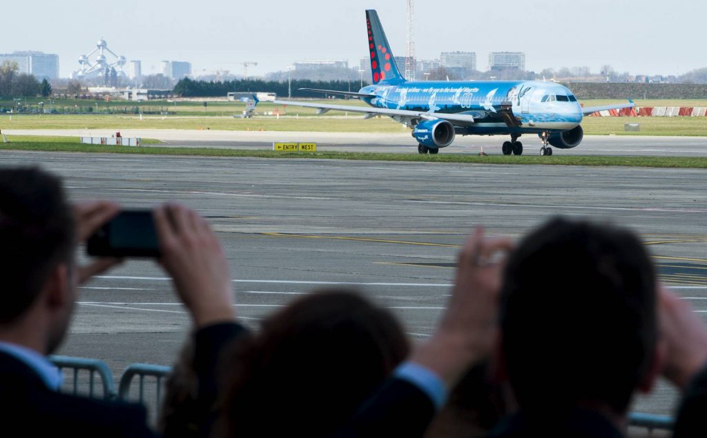 Primeiro voo a partir do Aeroporto de Bruxelas reaberto foi para Portugal