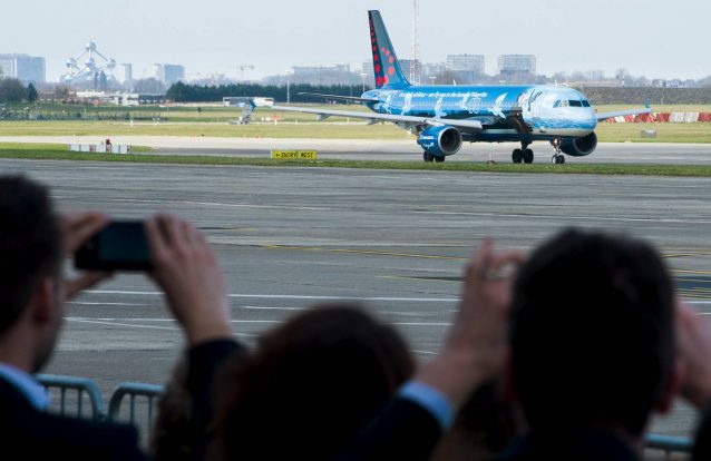 Primeiro voo a partir do Aeroporto de Bruxelas reaberto foi para Portugal