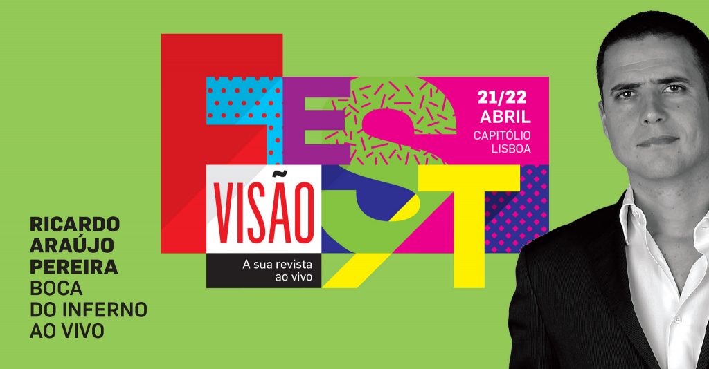 Ricardo Araújo Pereira inaugura VISÃO Fest com Boca do Inferno ao vivo