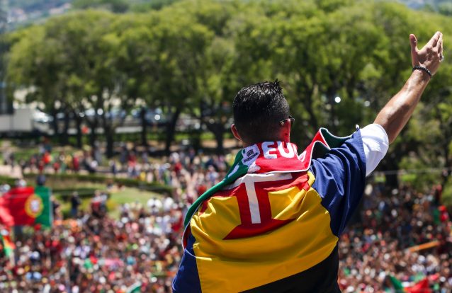 Ronaldo, um espetáculo à parte na festa de Belém