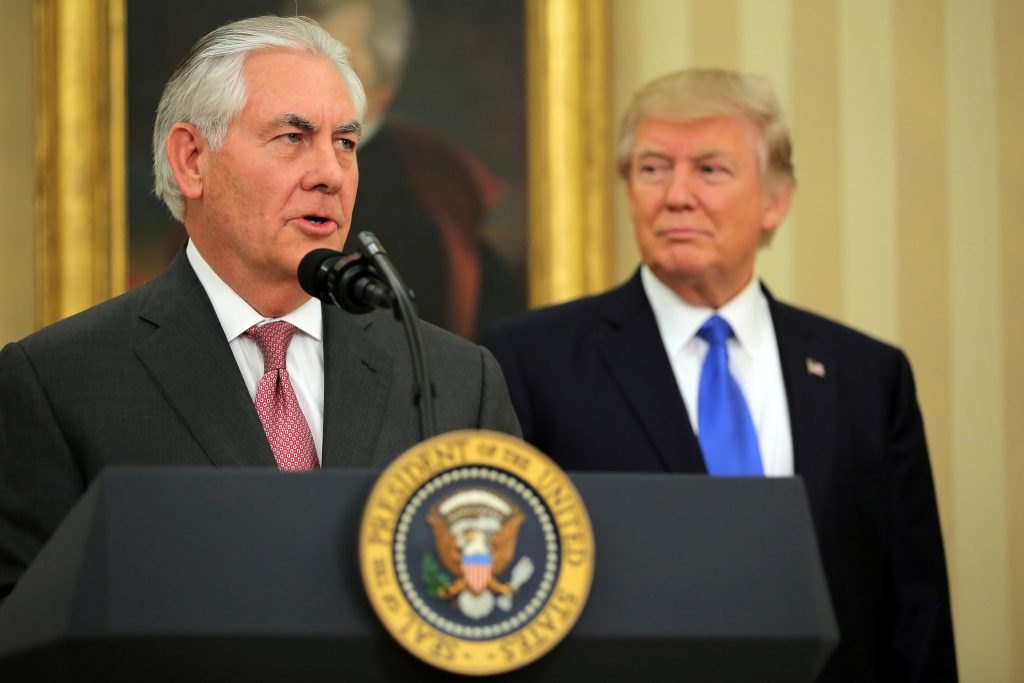 Secretário de Estado americano admite agir militarmente contra a Coreia do Norte