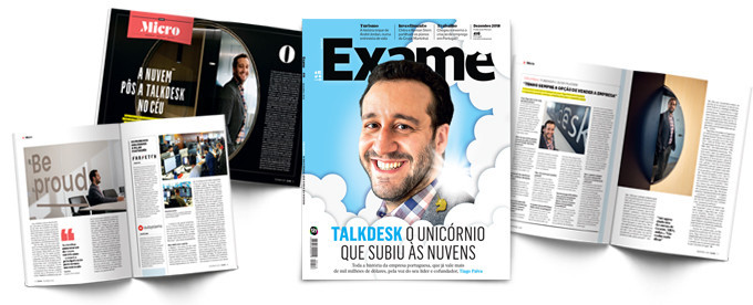 Talkdesk é unicórnio e capa da EXAME de dezembro