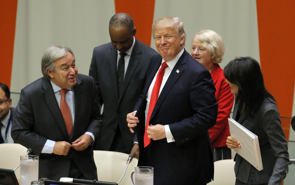 Temer e Trump abrem primeira Assembleia-Geral de Guterres