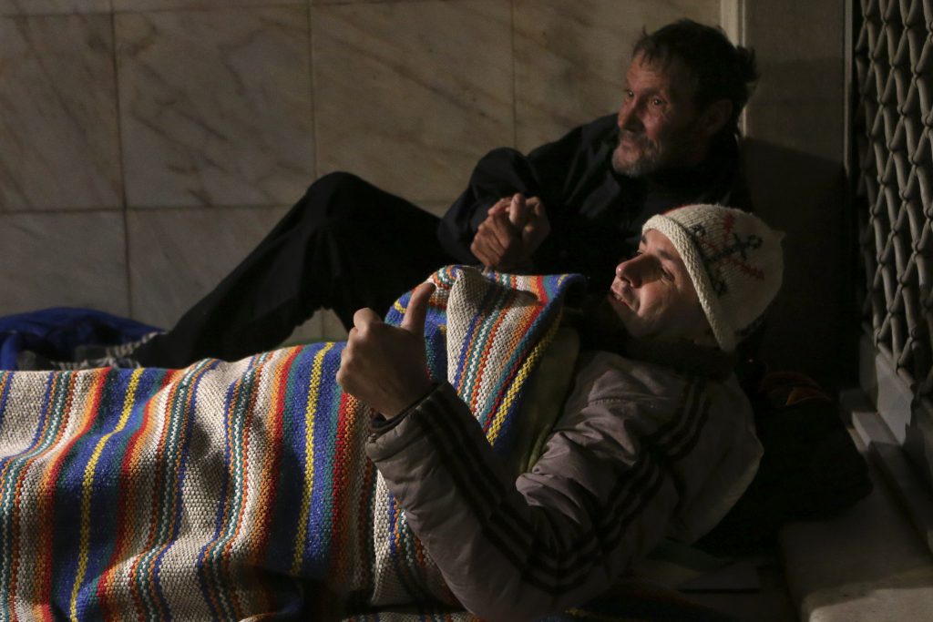 Tino de Rans passou a noite com sem-abrigo