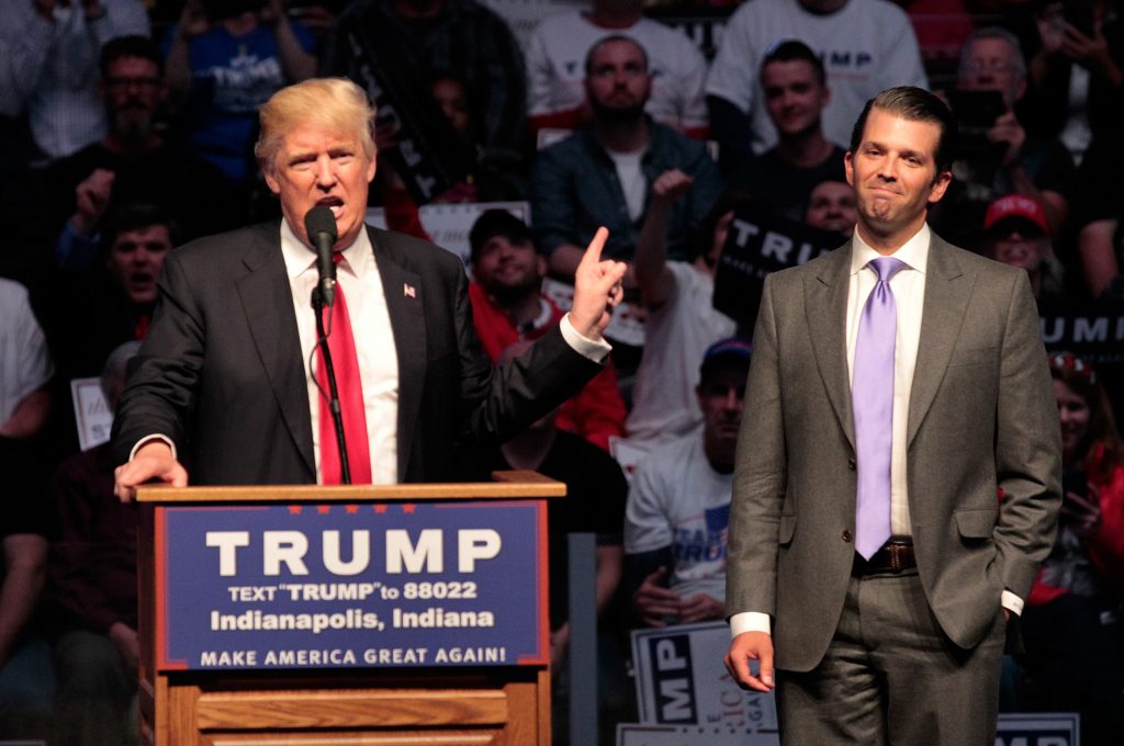 Trump e Trump Júnior: Tal pai, tal filho