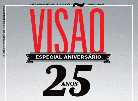 Uma capa de espelho para leitores especiais nos 25 anos da VISÃO