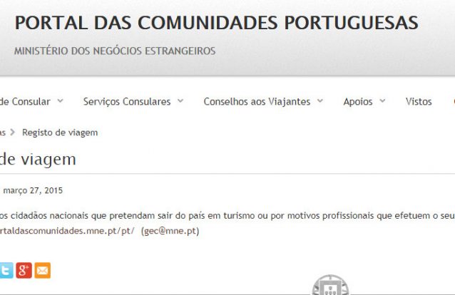 Vai viajar? Registe-se!
