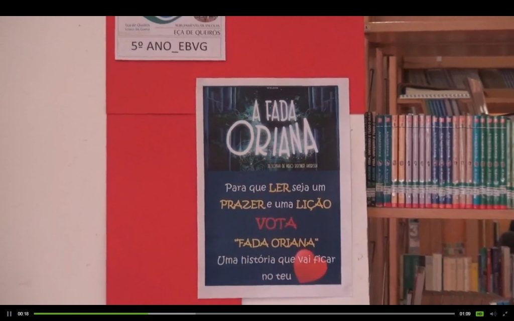 Vídeo: «A Fada Oriana» pelos alunos do 5ºB da Escola Básica Vasco da Gama