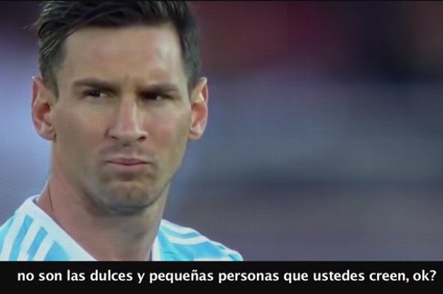 Vídeo improvável em que Messi e companhia desafiam o muro anti-imigração de Donald Trump