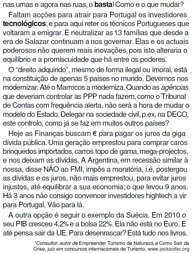 TODOS À RASCA? E AGORA?