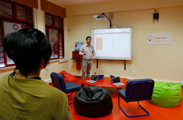 A sala de aula do futuro