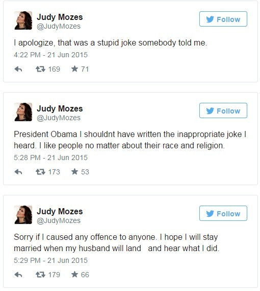 Mulher de ministro israelita conta piada racista sobre Obama no Twitter