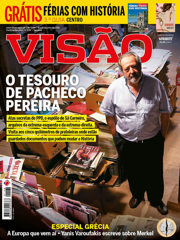 Veja já a capa da VISÃO desta semana