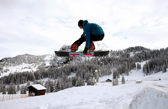 A magia de deslizar na Neve