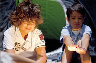 Acampamento de exploradores