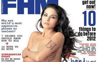 Atriz de Bollywood que apareceu nua na FHM reapareceu com burka no Paquistão
