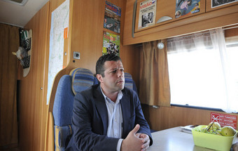 Autarca visita Caravana Visão