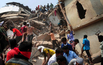 Bangladesh: Edifício que ruiu não foi projetado para fábricas