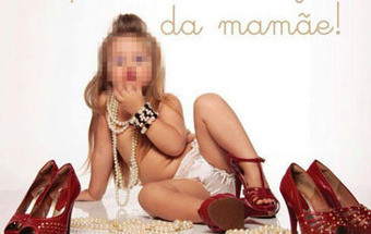 Brasil indigna-se contra publicidade com menina de três anos em poses 'erotizadas' 2