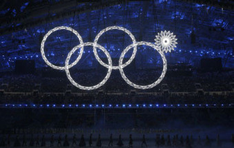 Cerimónia de abertura dos Jogos de Sochi deixa América sem anel olímpico