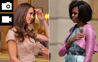 Como dois vestidos marcaram a visita de Obama a Inglaterra