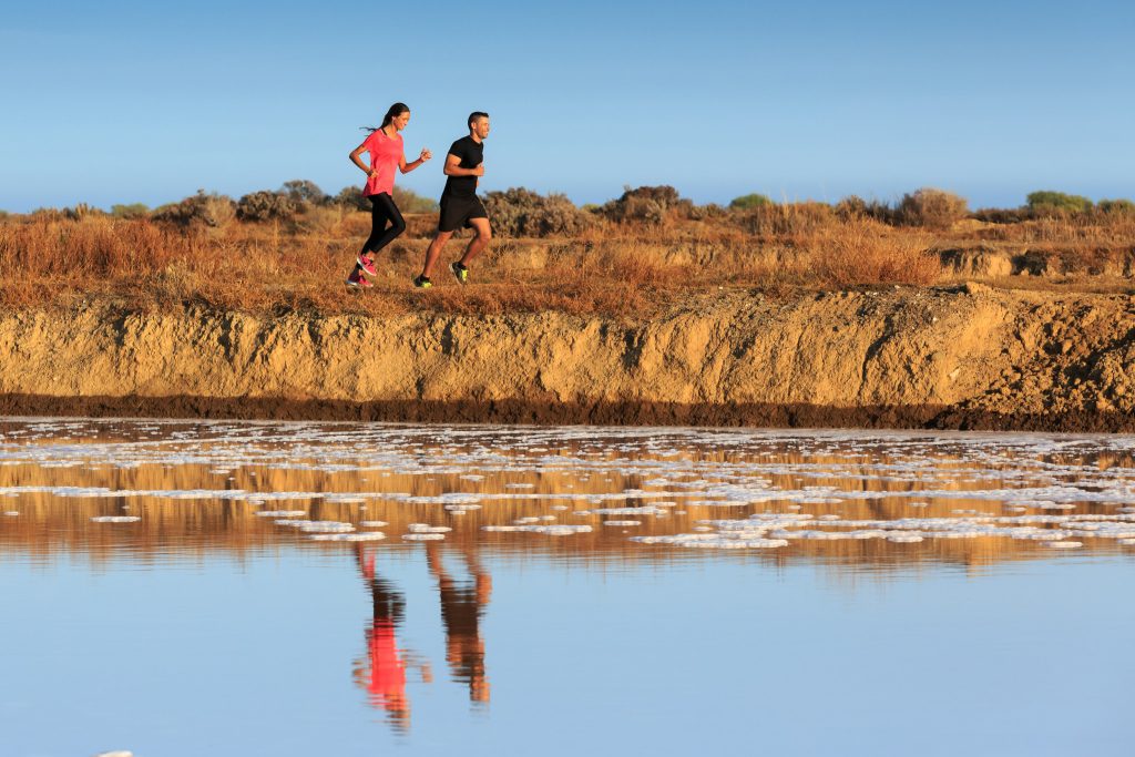Correr (e dormir) nas salinas