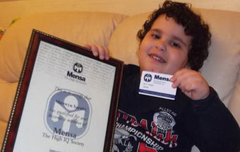 Criança de quatro anos tem QI igual a Einstein