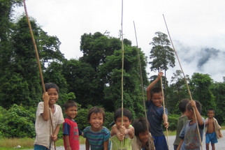 Crianças do Laos