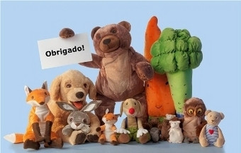 Crianças hospitalizadas recebem 4 mil peluches