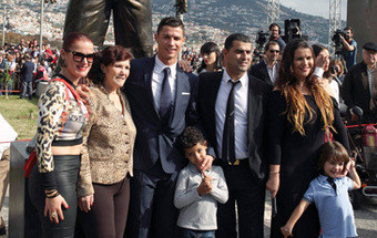 Cristiano Ronaldo homenageado na Madeira