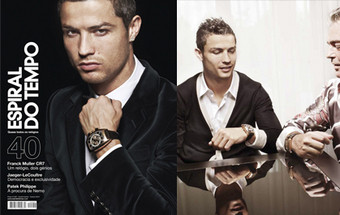 Cristiano Ronaldo na capa da Espiral do Tempo