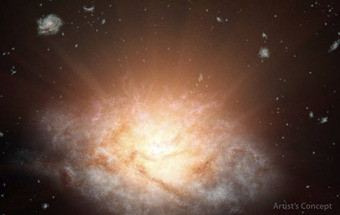 Descoberta a galáxia mais luminosa do Universo