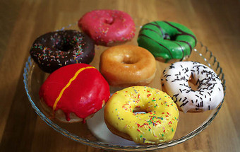 Donuts, 'muffins' e 'waffles'