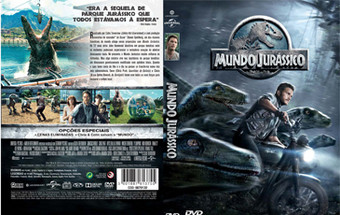DVD Mundo Jurássico com a VISÃO