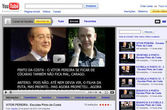 Escutas a Pinto da Costa à solta no YouTube