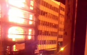 Incêndio em Lisboa destruiu prédio de sete andares