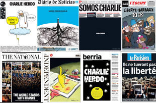 Massacre de Paris nas capas dos jornais de todo o mundo 21
