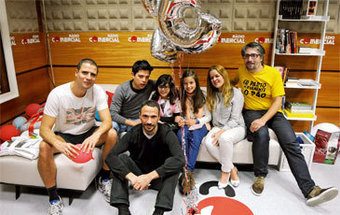 Na rádio com Vasco Palmeirim e a equipa das manhãs da Comercial