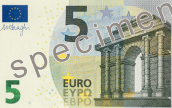 Nova nota de cinco euros começa hoje a circular 1