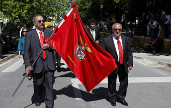 O Benfica na procissão