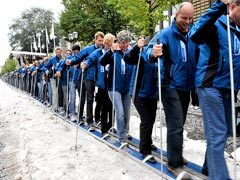 Os skis maiores do mundo