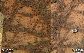 Pedra misteriosa em Marte intriga cientistas