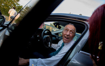 Quinze selfies do professor candidato à Presidência