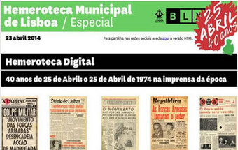 Recorde 25 de Abril de 1974 pela imprensa da época