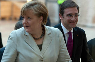 Recorde as imagens da vista de Merkel a Portugal 37
