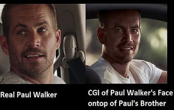 Rosto de Paul Walker criado digitalmente para "Velocidade Furiosa 7"