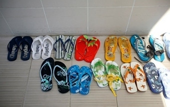Solidariedade na piscina