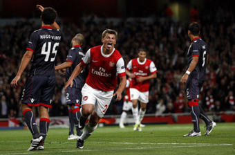 Sporting de Braga goleado por 6-0 pelo Arsenal
