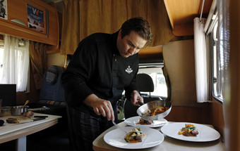 Um almoço com estrela Michelin na nossa micro cozinha