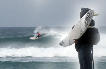 Uma aula de surf com...